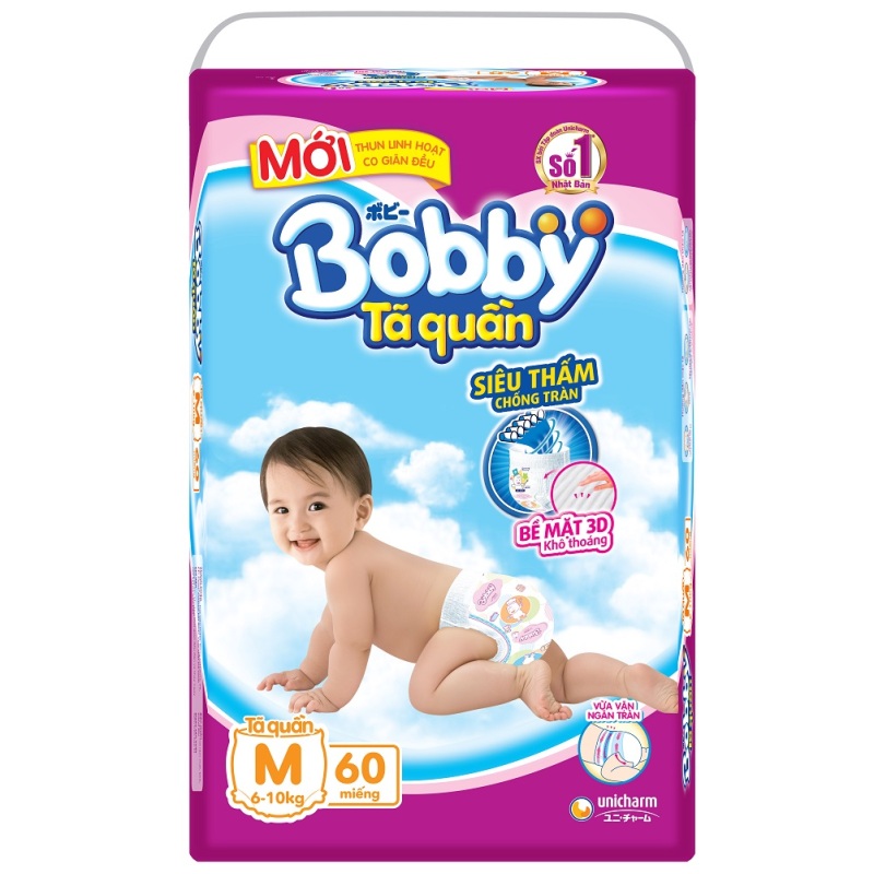 Bảng giá Tã quần Bobby M60