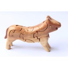Thú gỗ lắp ghép 3D hình hổ TGH01