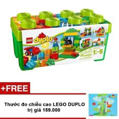 Thùng gạch Lego Duplo vui nhộn 10572 + Tặng thước đo chiều cao trị giá 159.000VNĐ