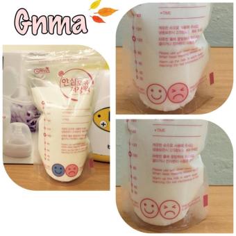 Túi trữ sữa có cảm ứng nhiệt Gnma-Hàn Quốc 30 túi(Trắng)