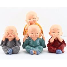 Tượng Tứ Không Với 4 Sắc Màu Ngộ Nghĩnh
