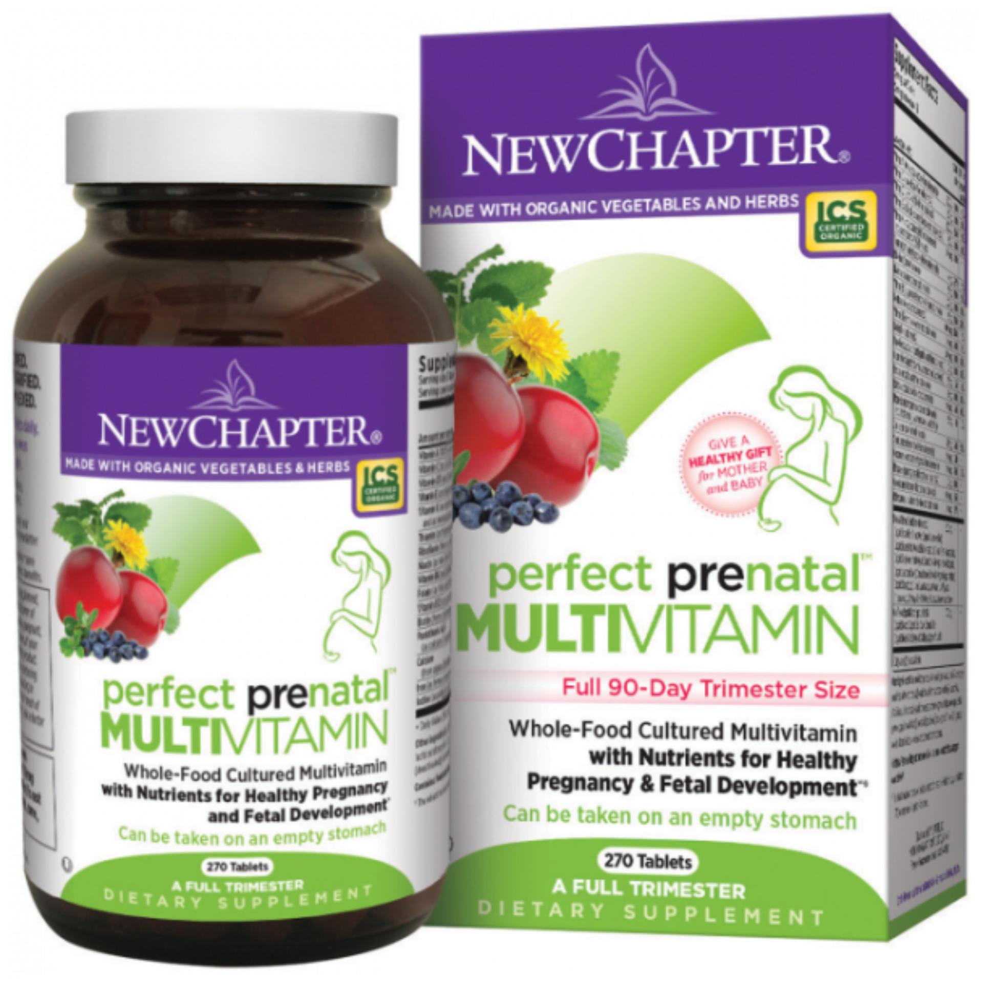 Vitamin Tổng Hợp Cho Bà Bầu New Chapter Perfect Prenatal MultiVitamin 270 viên