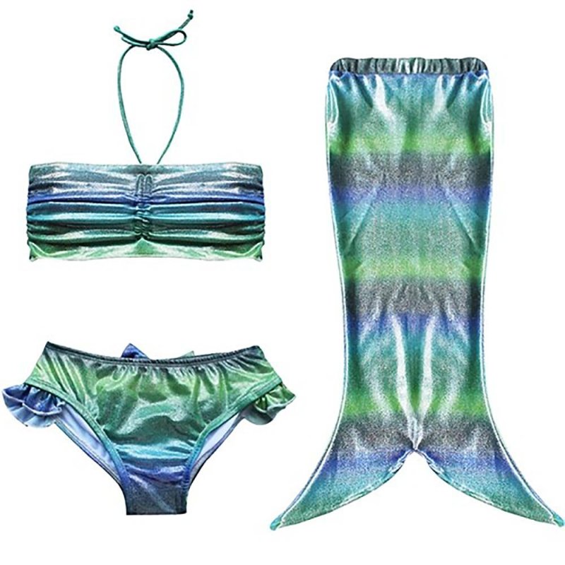 Nơi bán Whyus Mermaid Tail Lovely Cute Children Kids Baby Girls Swimsuit
Swimwear Bikini Set Size 140 - intl