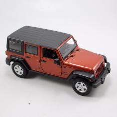 Xe mô hình V&G JEEP WRANGLER UNLIMITED ORANGE 1:24 MAISTO