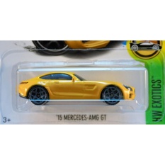 Xe ô tô mô hình tỉ lệ 1:64 Hot Wheels 2017 ’15 Mercedes-AMG GT ( Màu Vàng )