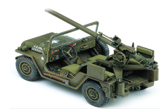 XE QUÂN DỤNG – MÔ HÌNH LẮP RÁP – 1/35 US M-38A1 W/ Recoiless Rifle – AVF CLUB