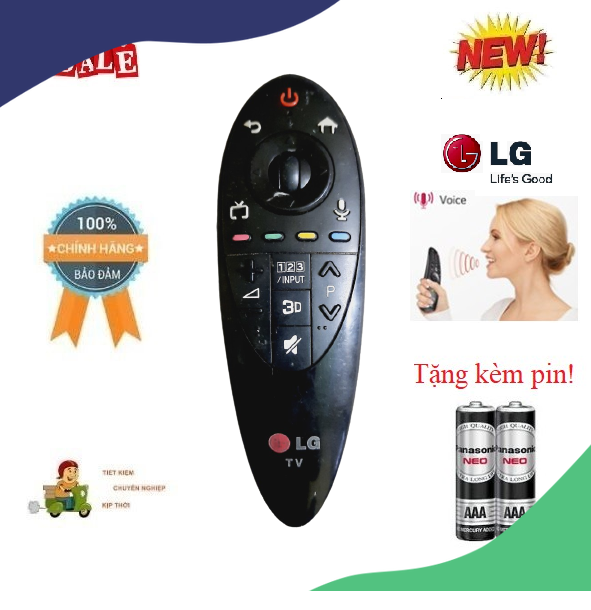 Remote Điều khiển giọng nói chuột bay TV LG AN-MR500 – Hàng chính hãng theo máy Made in Korea + Tặng kèm Pin