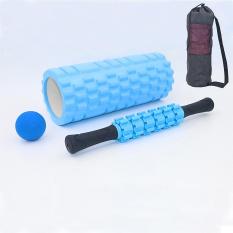 Bộ Dụng Cụ Tập Yoga Cao Cấp Gồm Con Lăn, Bóng Fascia Đơn, Gậy 6 Bánh Massage Cơ Bắp Toàn Thân – – SHOP AFAST VN
