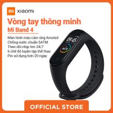 Xiaomi official Mi band 4 Đen_ Hàng chính hãng, Bảo hành điện tử 12 tháng