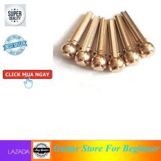 Bộ Chốt Đồng Đàn guitar acoustic 6 pcs – 6 Pins đồng thau gắn đàn guitar Acoustic – Bộ 6 cái chốt dây đàn guitar bằng đồng – Duy Guitar Shop