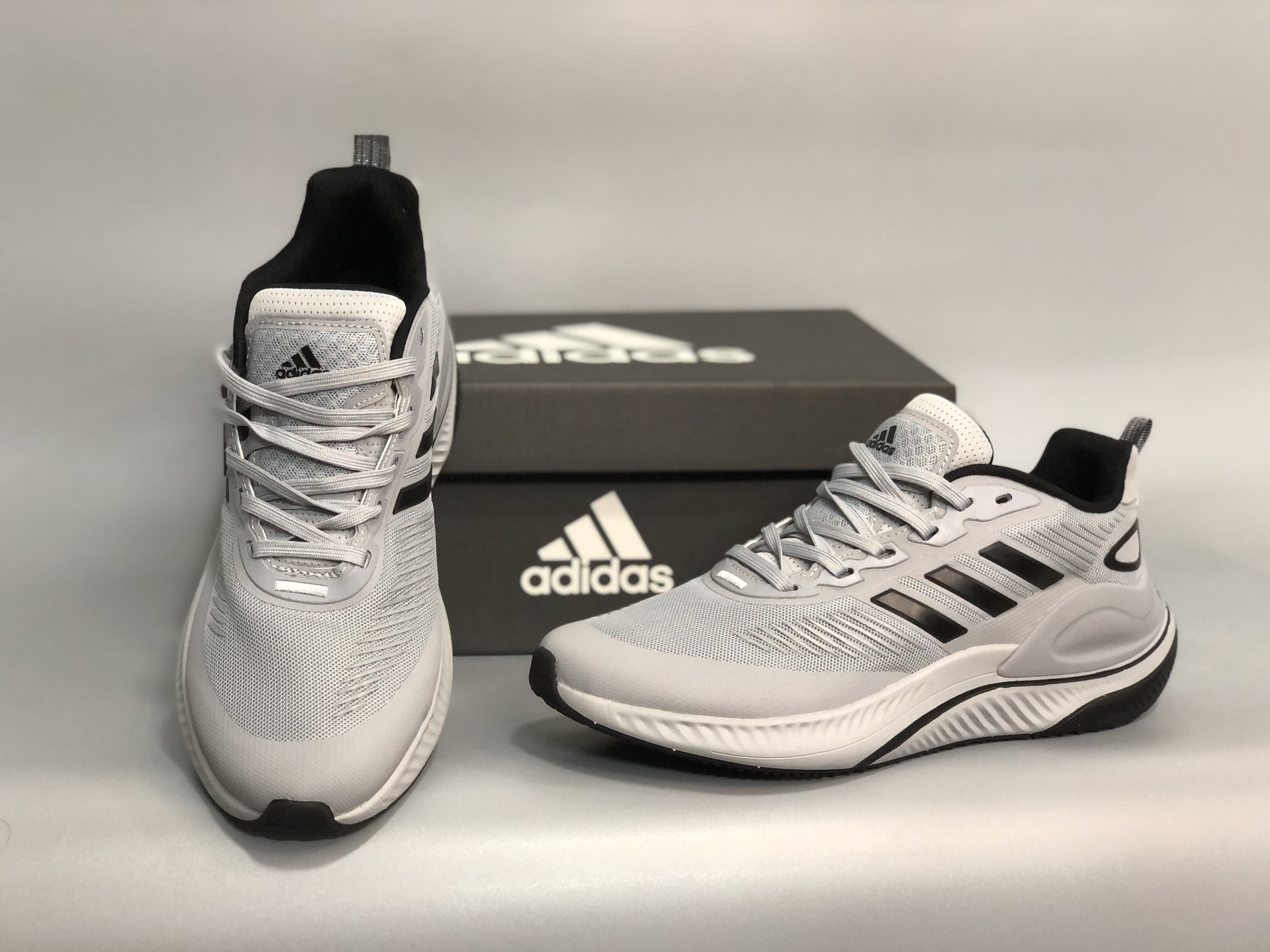 Giày Thể Thao Nam Adidas AlphaMagma bản XÁM FULL - Sneaker 2021 - giày thể thao chuyên chạy bộ tập...