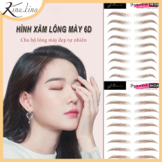 Miếng dán lông mày 6D không thấm nước – 9 dáng mày hot nhất 2020- Khuôn vẽ lông mày – KInakino