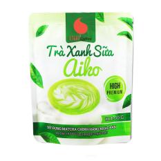 Bột trà xanh sữa Aiko thơm ngon, đặc biệt sử dụng matcha chính hãng Nhật Bản, không hương liệu , gói 50g