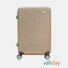 Vali kéo du lịch Validay size 24 inches màu hồng đồng 802 – 24