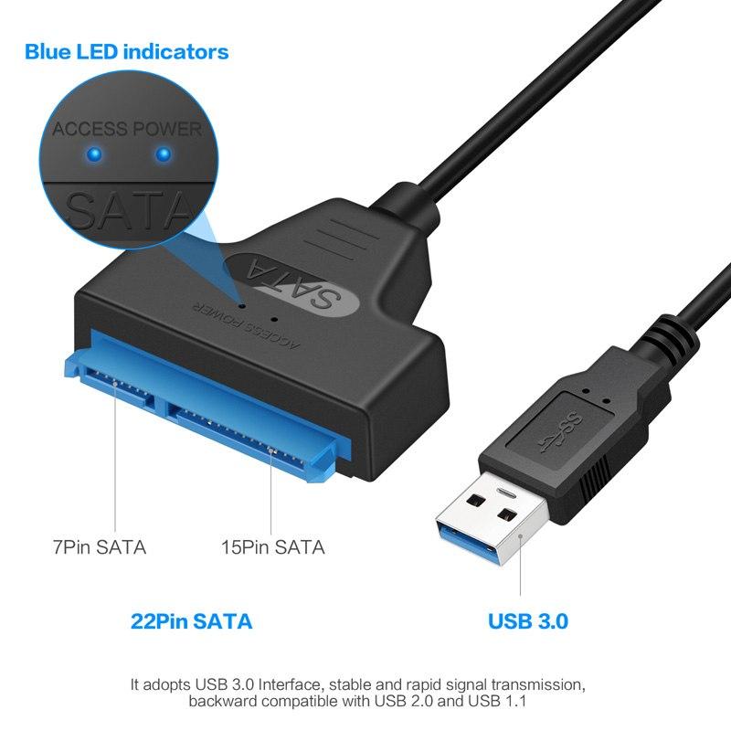 Bộ Cáp Kết Nối Chân USB 3.0 Qua SATA 2.5