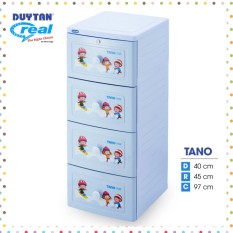 [HCM]Tủ nhựa duy tân TANO 4 Tầng