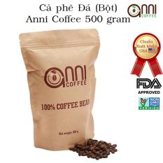 Cà Phê Đá Anni Coffee – Cà phê Bột Nguyên chất Xuất khẩu Mỹ – Không hương liệu, hóa chất, phụ gia – Đạt chứng nhận FDA và Non -GMO – Phù hợp pha phin