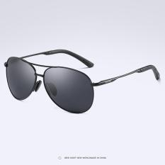 Mắt kính nam AORON tròng polarized phân cực, chống chói, chống tia UV400, gọng hợp kim nhẹ, khớp nối bản lề lò xo, tặng kèm hộp và khăn lau kính – MK1916