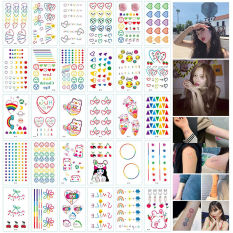 Combo 30 Tấm Hình Xăm Dán Mini Emoji Cảm Xúc – Flash Tattoo Phong Cách Hàn Quốc Cực Cá Tính