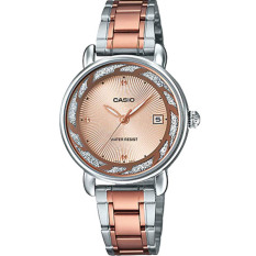 Đồng hồ nữ dây thép không gỉ Casio Anh Khuê LTP-E120RG-9ADF