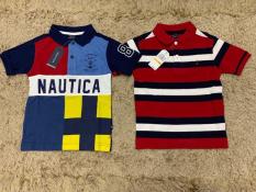Áo cotton bé trai cổ bẻ Nautica Vnxk dư xịn (giao mãu ngẫu nhiên)