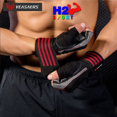 Găng tay tập gym tập thể hình chính hãng Veasaers Găng tay tập gym có quấn cổ tay