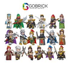 Đồ Chơi Lắp Ghép Minifigures Tam Quốc Diễn Nghĩa Decool 2030A 2030B 2030C