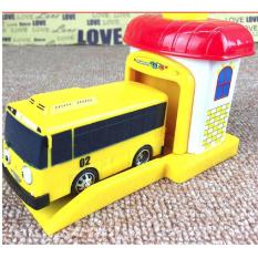 Tayo Bus garage Đồ chơi trẻ em (Bộ sản phẩm gồm 1 nhà và 1 xe)