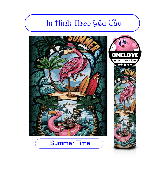 Miếng dán skin dành cho Xlim V1 V2 , Favo , Feelin , Riil , Wenax , Xtal ,… in hình theo yêu cầu mẫu Summer Time