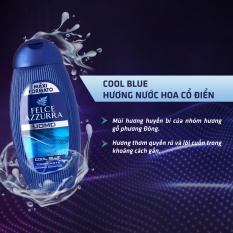 Sữa tắm gội toàn thân nam hương nước hoa Ý Felce Azzurra Cool Blue 400ml hương cổ điển thơm mát, giữ mùi lâu