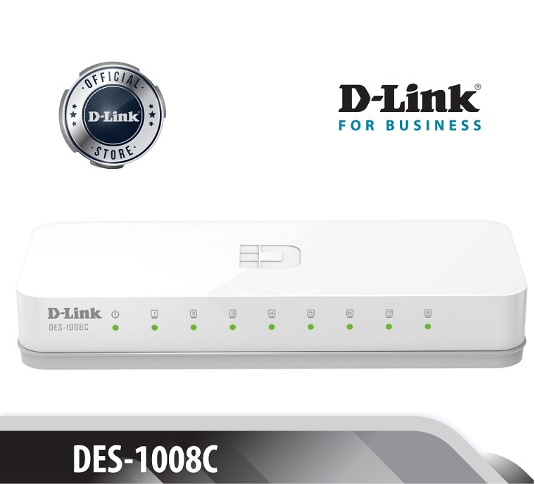 Switch Chia Mạng DLink DES 1008C 8-Port