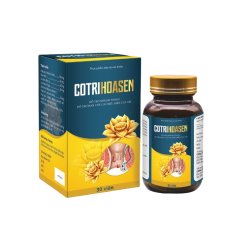 Viên uống tiêu trĩ Cotrihoasen giúp nhuận tràng, tăng sức bền thành mạch, thông đại tiên, hỗ trợ việc phòng ngừa và làm giảm các triệu chứng bị táo bón, bị trĩ – VNmart Online