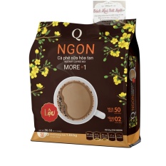 Cà phê sữa hoà tan Ngon – TRẦN QUANG – size lớn (52 gói/túi)