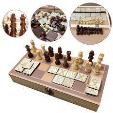 Bộ Cờ Vua Kết Hợp 64 Quân Cờ Caro Benrikids Bằng Gỗ Cho Bé Từ 5 Tuổi Phát Triển Các Tư Duy Chiến Lược Chiến Thuật Đồ Chơi Gỗ Được Sản Xuất Tại Xưởng Việt Nam