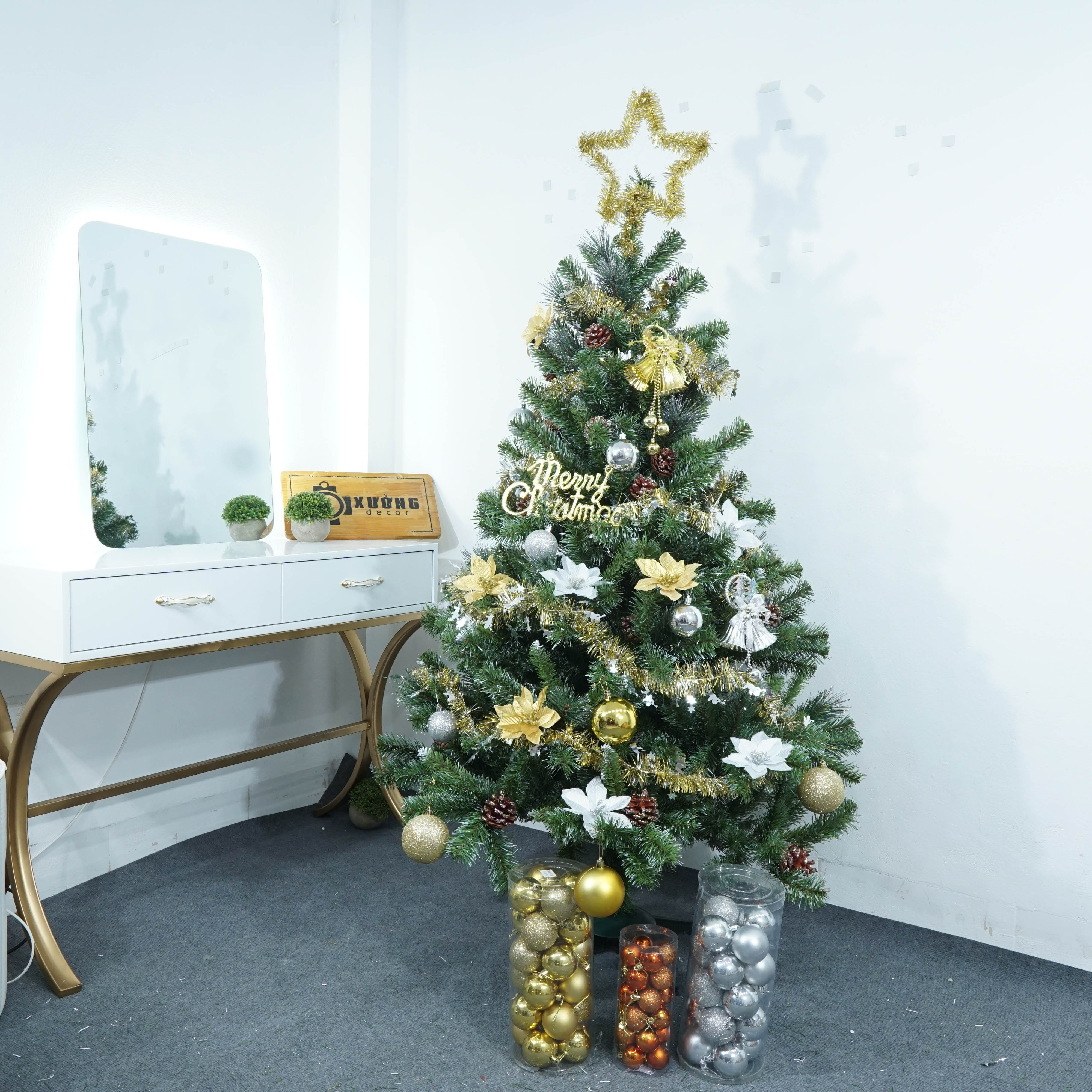 Cây Thông Noel Trang trí hàng chất lượng cao size 1m5