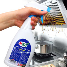 Siêu tẩy dầu mỡ bếp HGO tẩy sạch lưới lọc máy hút mùi, mặt bếp ga, bếp từ, tường gạch ốp. Chai 500ml