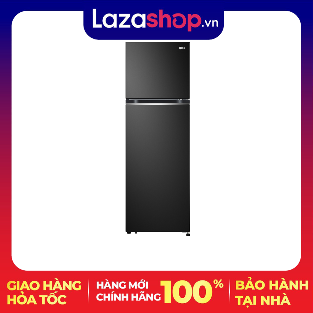 Tủ lạnh LG Inverter 266 lít GV-B262BL – Door Cooling làm lạnh từ cánh cửa tủ, Tủ lạnh công nghệ Inverter vận hành êm ái, Công nghệ làm lạnh Liner Cooling bảo quản rau củ tươi ngon đến 7 ngày