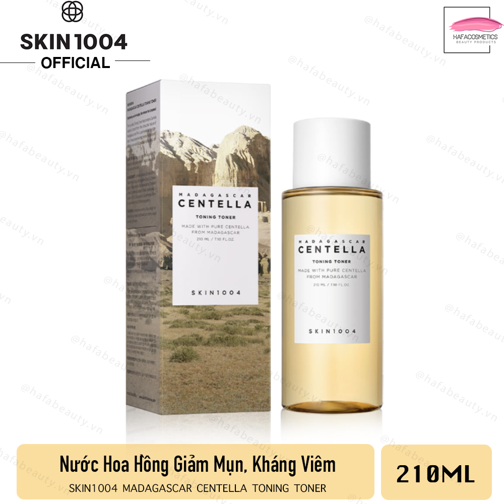 Nước Hoa Hồng Chống Viêm, Cải Thiện Tông Da, Giảm Mụn Skin1004 Madagascar Centella Toning Toner 210ml