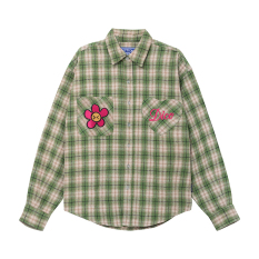 Áo Dico Love Flannel Jacket – Green