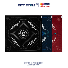 Khăn Bandana phối hoạ tiết City Cycle – Khăn Turban vuông nam nữ Local Brand