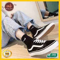 (Video thật) Giày thể thao nam nữ sneaker NgocBao Store, giày bata đen sneaker nam nữ