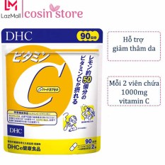 Viên uống DHC Vitamin C Hard Capsule túi 180 viên 90 ngày của Nhật Bản dùng tăng sức đề kháng, hỗ trợ sáng da – Cosin Store