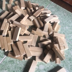 100 Thanh rút gỗ xếp hình, domino ( kích thước 7.5*2.5*1.5cm)