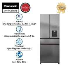 Tủ lạnh Panasonic 4 cánh 540L NR-YW590YHHV – Vô hiệu hóa 99.99% vi khuẩn, giảm dư lượng thuốc trừ sâu – Ngăn đông mềm siêu tốc – Làm đá tự động – Bảo hành 24 tháng