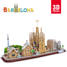 Đồ Chơi Trẻ Em Xếp Hình 3D: Thành Phố Barcelona MC256H