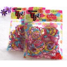 Túi 50 dây buộc tóc cho bé