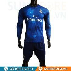 Bộ Quần Áo Đá Banh Real Madrid Galaxy Dài Tay Cực Chất – Siêu Phẩm Dải Ngân Hà Cao Cấp