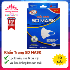 ✅ Khẩu Trang Y Tế 5D Mask Nam Anh – Lọc vi khuẩn, mùi và bụi mịn – Vải êm, dễ chịu, không bị lem son môi