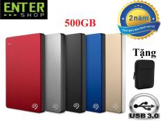 Ổ cứng di động 500Gb Seagate Backup Plus Slim 2.5inch USB 3.0 + Tặng túi bảo vệ