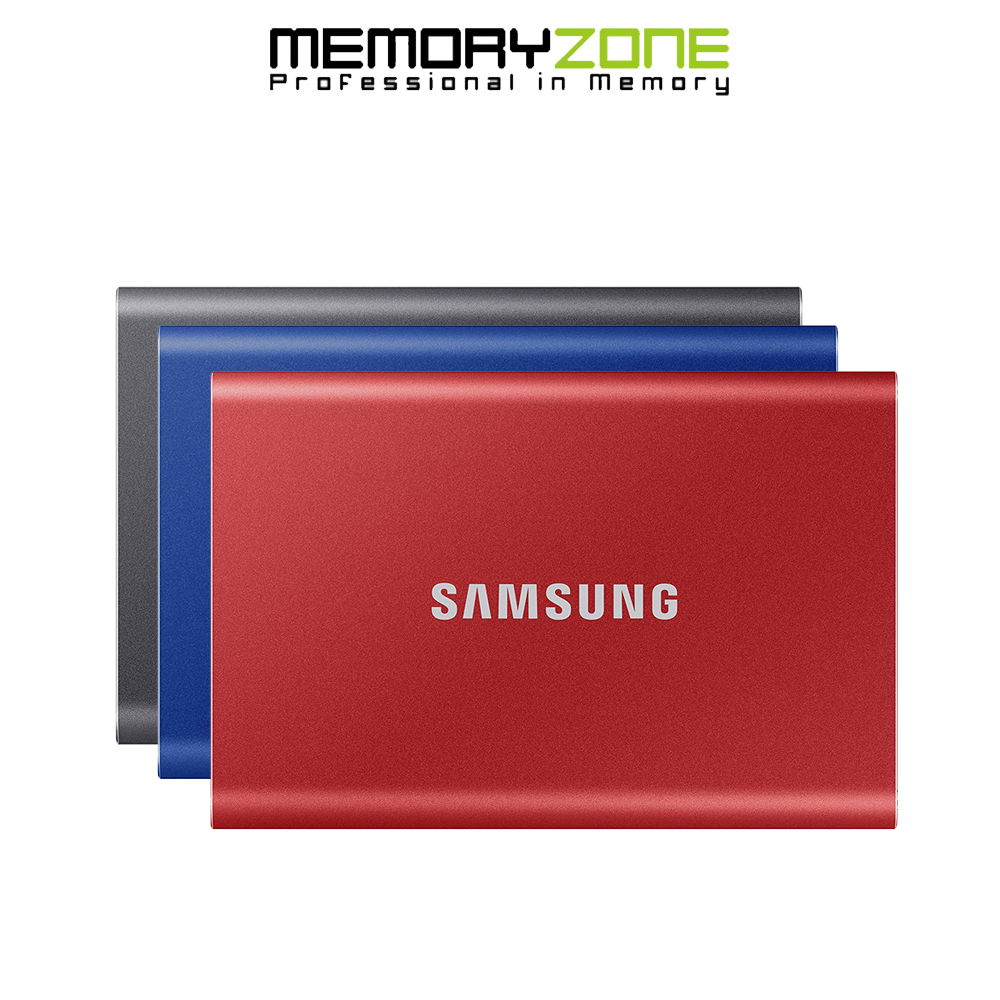 [HCM]Ổ cứng di động 1TB External SSD Samsung T7 USB 3.2 Gen 2 MU-PC1T0